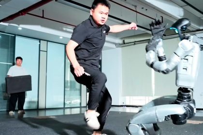China’s terrifying new humanoid robot can withstand brutal human attacks