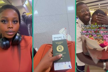Nigerian Lady Who Had 3 Failed Visa Applications Finally Reunites With Husband After Years Apart