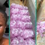Nigerian Lady Laments After Buying 30 Bags Of Pure Water For Household Use