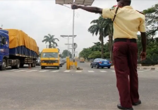 LASTMA arrests fleeing foreign driver for knocking down pedestrian
