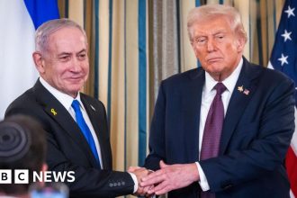 Trump and Netanyahu agree new US peace plan for Gaza
