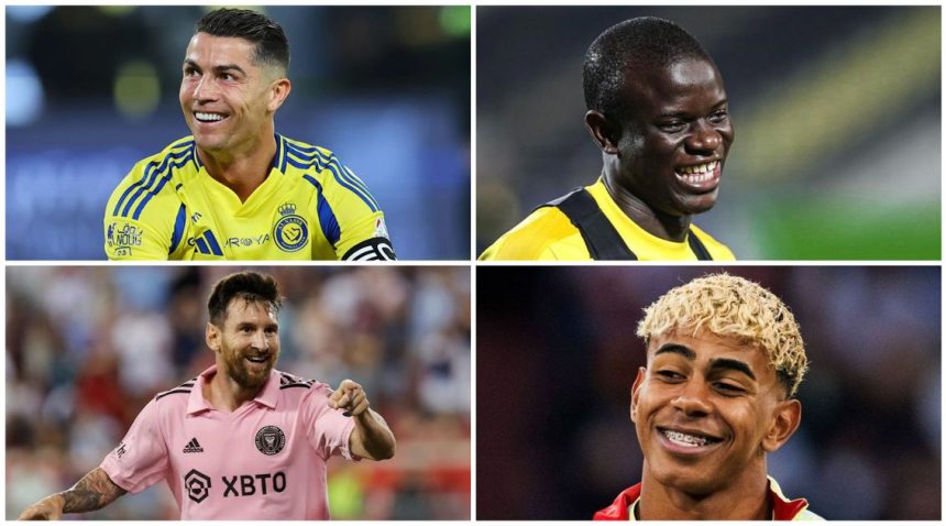 Top 20 Highest Paid Footballers in the World (2025)