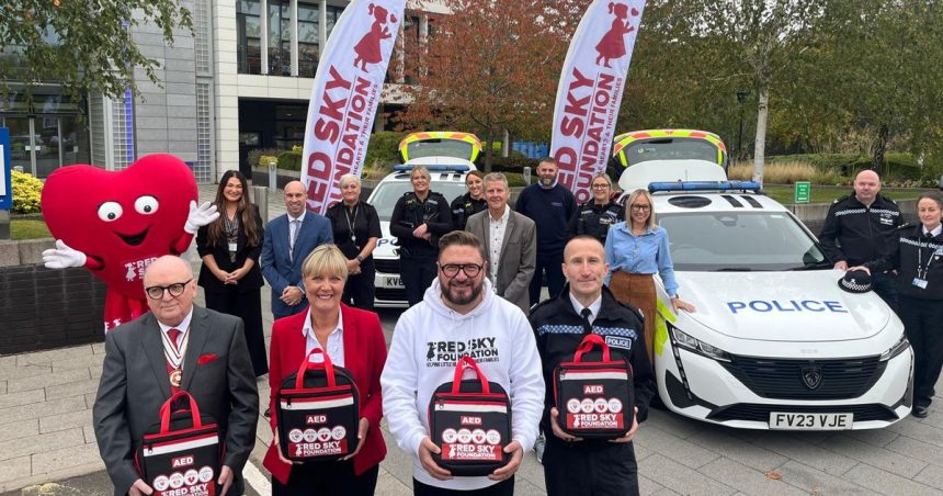 Pride of Britain winners keep on saving lives by providing defibrillators