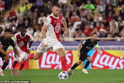 Monaco 2-2 Man City VERDICT: Pep Guardiola left frustrated as his side fail to see out victory AGAIN with late penalty from ex-Spurs man denies Champions League win