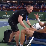 Bizarre moment Daniil Medvedev asks if a BALL GIRL can remove his sweaty shirt amid brutal heat in Shanghai – after rival tennis star asked organisers if they ‘want a player to DIE’ in ‘extreme’ conditions