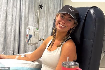 Life of fit 22-year-old law student is changed in an instant when her doctor noticed something strange during a simple medical procedure
