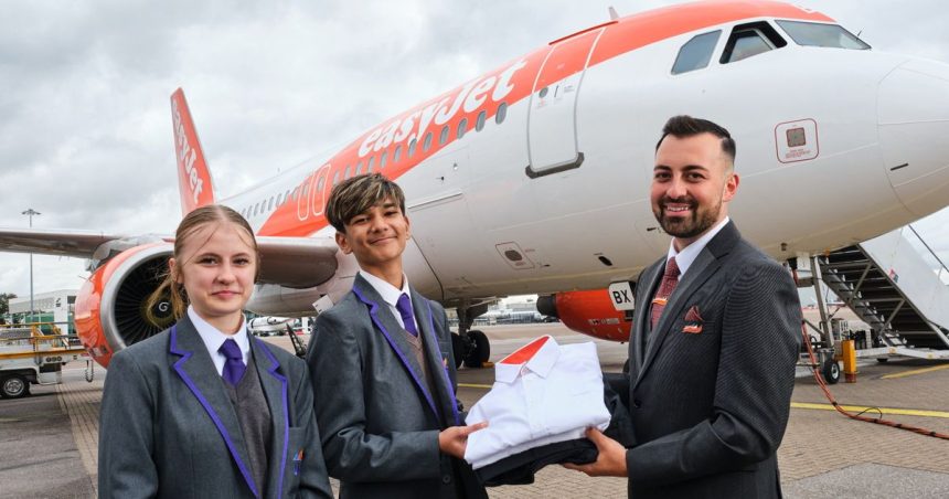 EasyJet turning old crew outfits into school uniforms to help struggling families