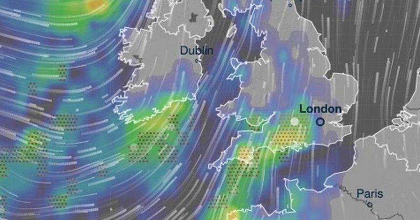 UK weather maps show exact time thunderstorms to rage across most of the nation