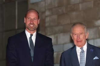 Prince William joins King Charles for rare joint outing as he makes major announcement