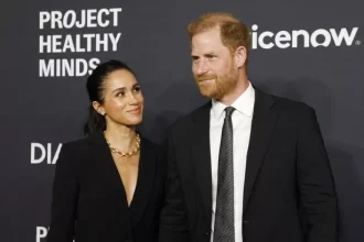 Prince Harry and Meghan Markle arrive in New York City for rare joint appearance