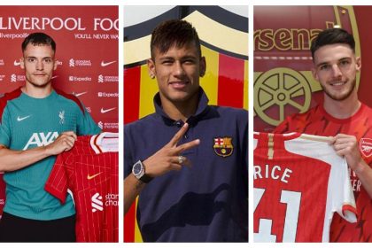 Top 15 most expensive transfers in football history