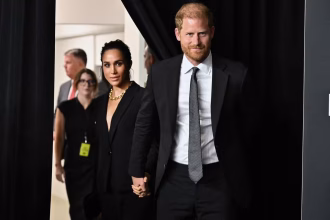 Prince Harry and Meghan Markle receive ‘Humanitarians of the Year’ award at New York gala