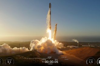 SpaceX launches 28 Starlink satellites from California, lands rocket at sea