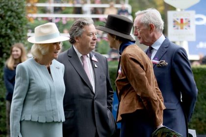 Queen Camilla puts on united Royal front at Ascot after Prince Andrew loses titles