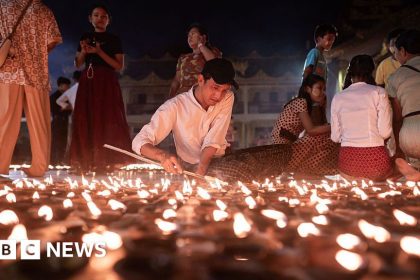 At least 24 killed as army paraglider bombs Buddhist festival