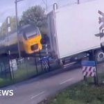 Train smashes into truck at Dutch level crossing