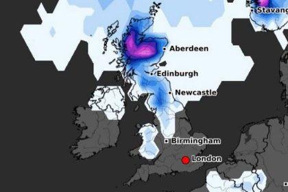 UK snow: Exactly where faces mega snowfall as mercury plunges to freezing -8C