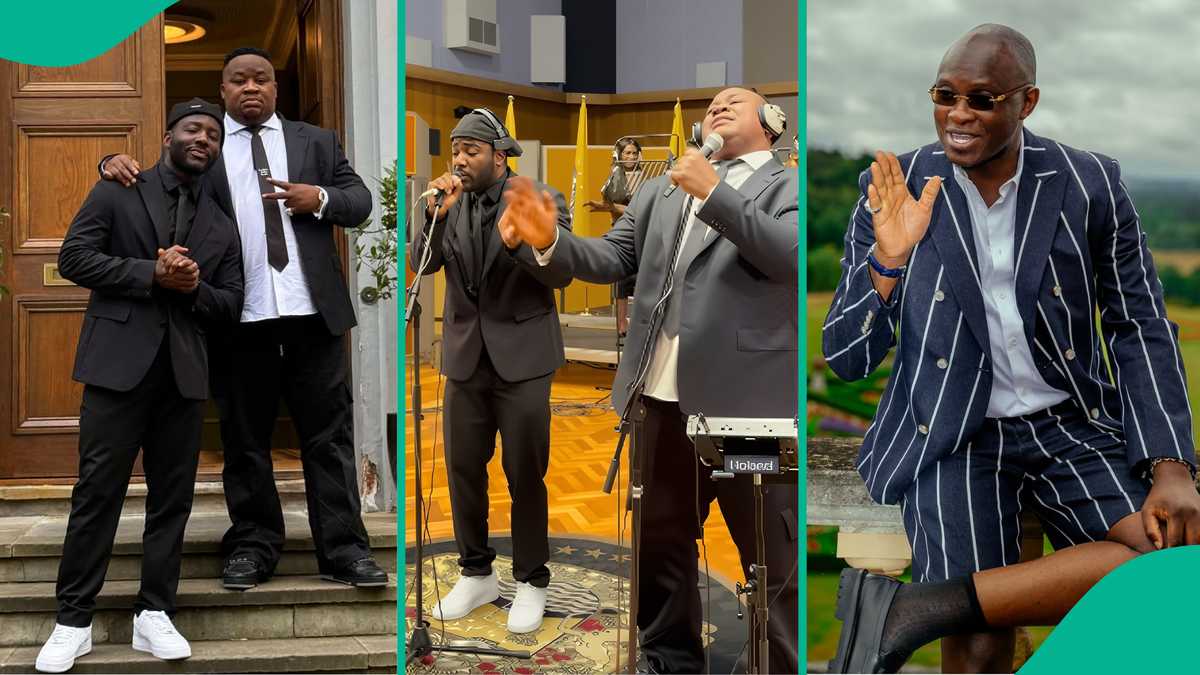 Cubana Chiefpriest Happily Records New Song With Tobi Adegboyega’s Choir As Pastor Beats Cancer