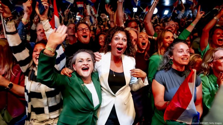 Centrists and far-right level in tight Dutch election, projection shows