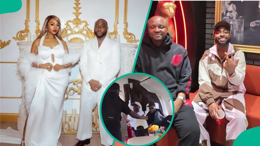 Davido Enjoys luxury Lifestyle With Chioma, 30BG in Private Jet, Interior of His Mansion Trends