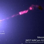 JWST captures clearest-ever image of M87 galaxy’s supermassive black hole jet