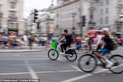 Cyclists are injuring more pedestrians than ever – as more than half admit to running red lights DAILY