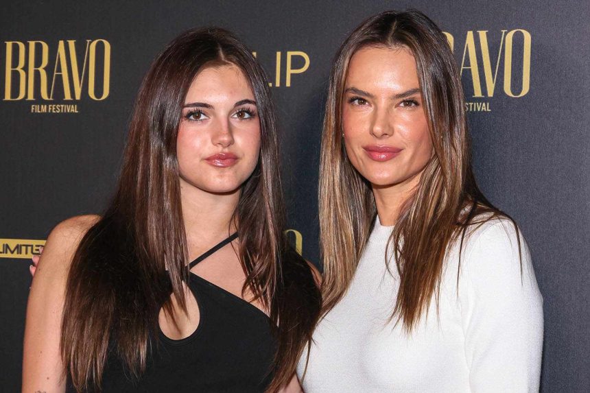 Alessandra Ambrosio and Daughter Anja, 17, Make Red Carpet Appearance