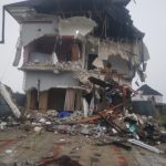 Mother of newborn twins displaced as Lagos demolishes homes