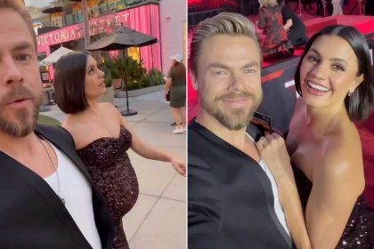 Derek Hough Enjoys ‘Date Night with My Babies’ with Pregnant Wife Hayley