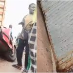 Driver loses life as 40ft container falls on his car in Oyo