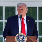 ‘We have Darth Vader’: Trump introduces Star Wars villain as Republican hero in rambling ‘Rose Garden Club’ lunch