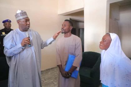 Zulum Rewards Anambra-born Nurse With House, Offers Her Son Job At Borno Varsity
