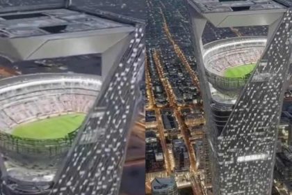 Saudi Arabia unveils plans to build world’s first ‘sky stadium’ 1,150 feet above the ground