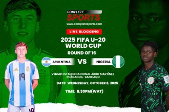 Argentina vs Nigeria Live Blogging – Chile 2025 FIFA U-20 World Cup Round Of 16 Match