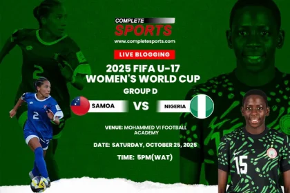 Samoa Vs Nigeria Live Blogging – Morocco 2025 FIFA U-17 Women’s World Cup: Group D Matchday 3