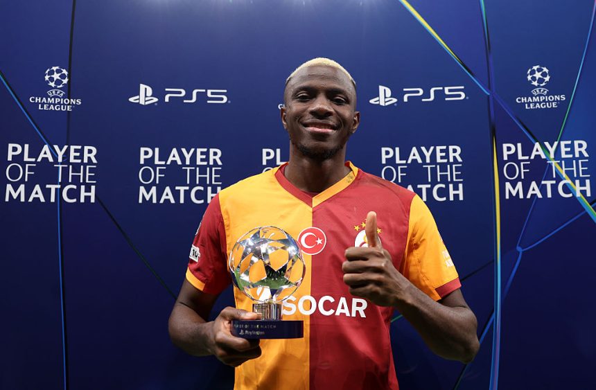 Victor Osimhen breaks record, becomes Nigeria’s top Champions League goal scorer