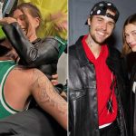 Justin and Hailey Bieber Pack on the PDA at SKYLRK Basketball Event