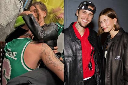 Justin and Hailey Bieber Pack on the PDA at SKYLRK Basketball Event