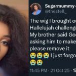 Lady’s Wig Sparks Laughter After Brother’s Hilarious Comment