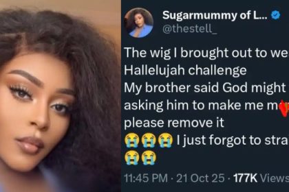 Lady’s Wig Sparks Laughter After Brother’s Hilarious Comment