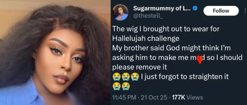 Lady’s Wig Sparks Laughter After Brother’s Hilarious Comment