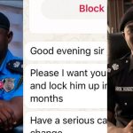 Benjamin Hundeyin responds to lady’s text demanding arrest of her boyfriend