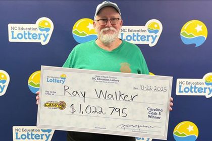North Carolina Man Wins Over  Million After Spending Just  on Lottery Ticket