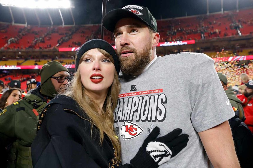Taylor Swift and Dad Scott Watch as Travis Kelce’s Kansas City Chiefs Win
