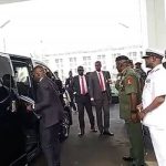 New Service Chiefs Arrive National Assembly Complex For Senate Screening
