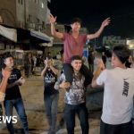 Scenes of celebration in Gaza after peace deal announcement