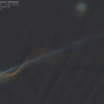 ‘Miracle’ photo captures Comet Lemmon and meteor seemingly entwined over Earth