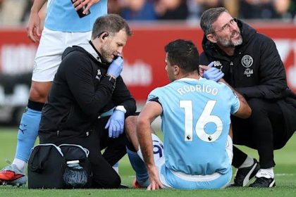 Rodri injury latest: Guardiola offers fresh update after Man City star’s exit against Brentford