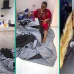 Lady Leaves Enugu, Relocates to Lagos With No Bed or Furniture, Shares Video of Her New Apartment
