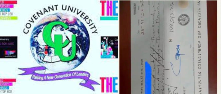 Outrage as Covenant University Staff Allegedly Gets ₦102,000 Gratuity After 14 Years